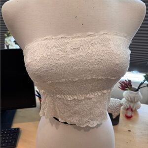 Cosabella Lace Bandeau in Cream Medium
